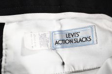 画像5: Used Levi's Action Slacks Black (5)