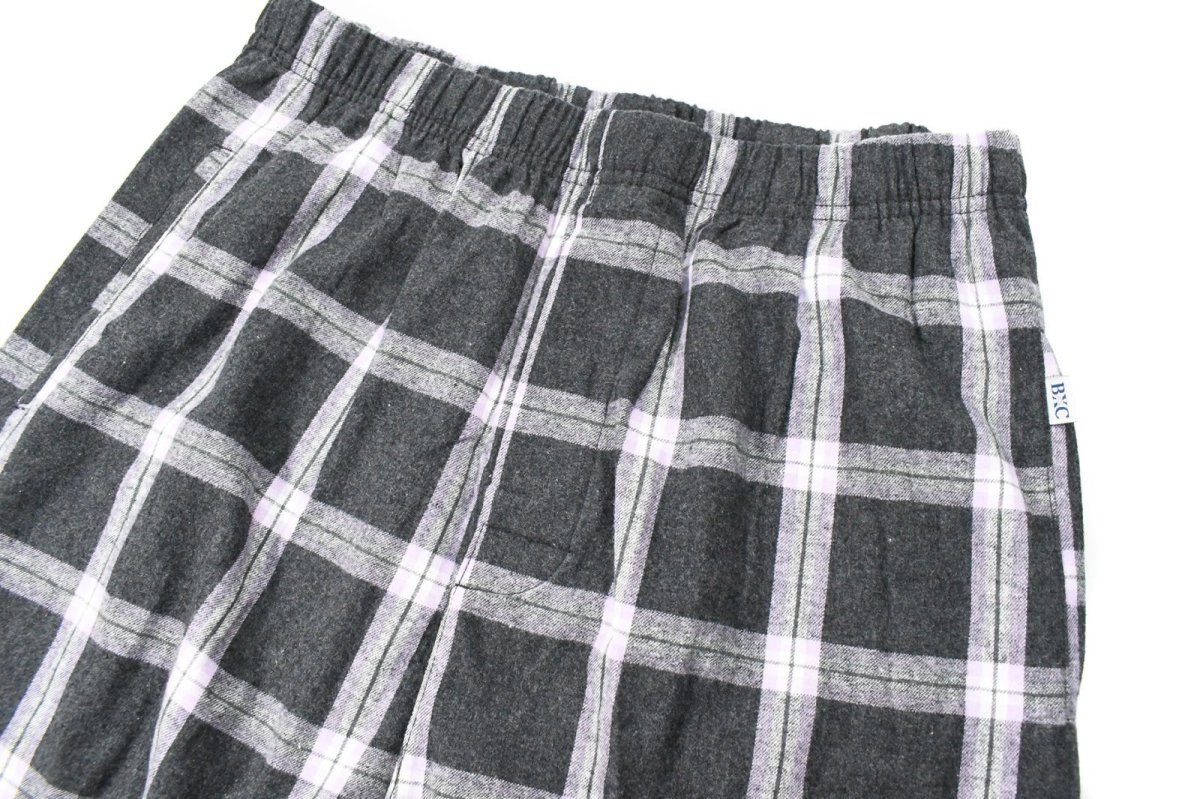 画像2: Boxercraft Harley Flannel Pant Charcoal/Lavender Tomb (2)