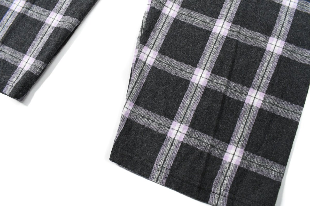 画像3: Boxercraft Harley Flannel Pant Charcoal/Lavender Tomb (3)