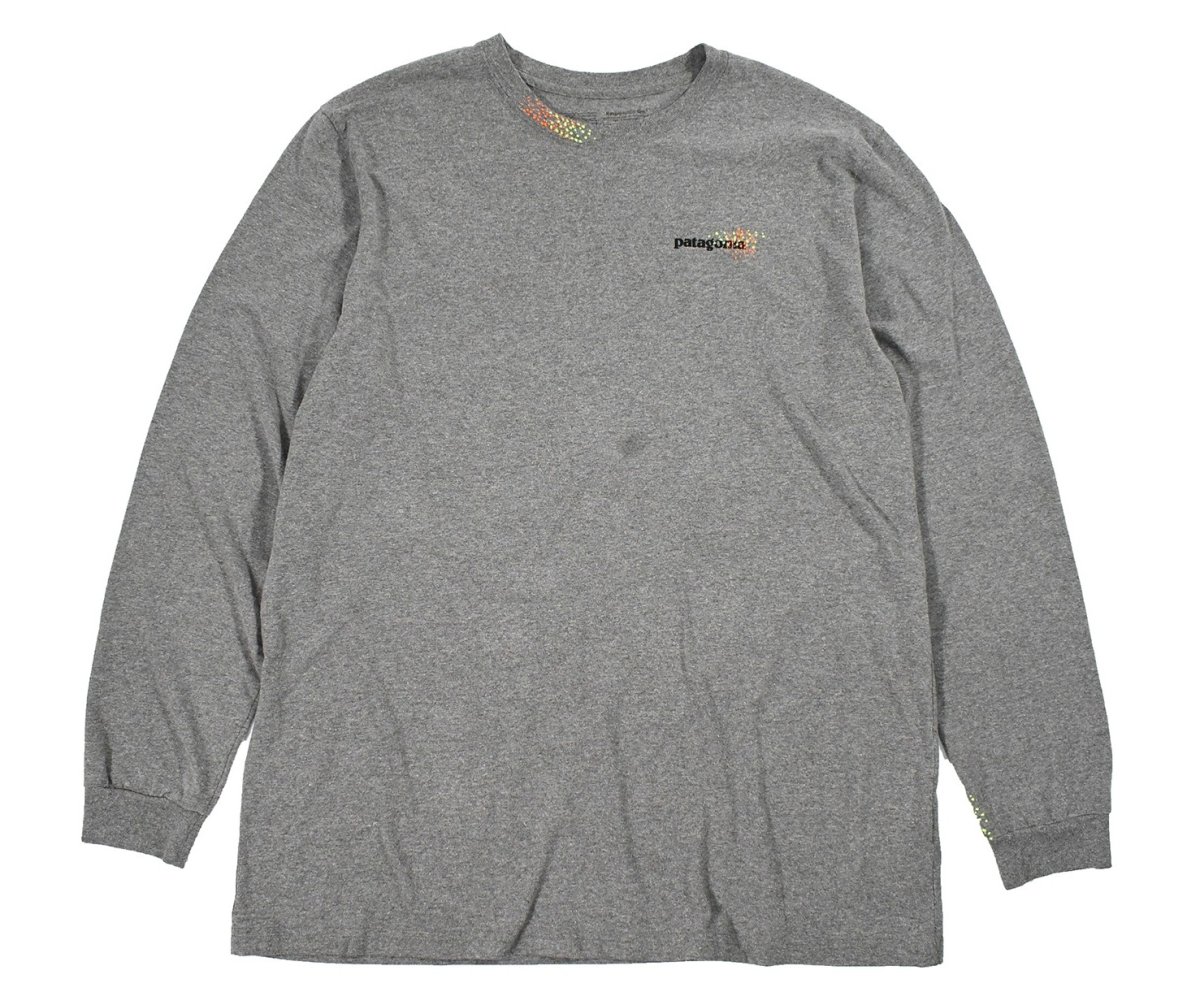 画像1: Used patagonia L/S Hand Stitch Tee パタゴニア (1)