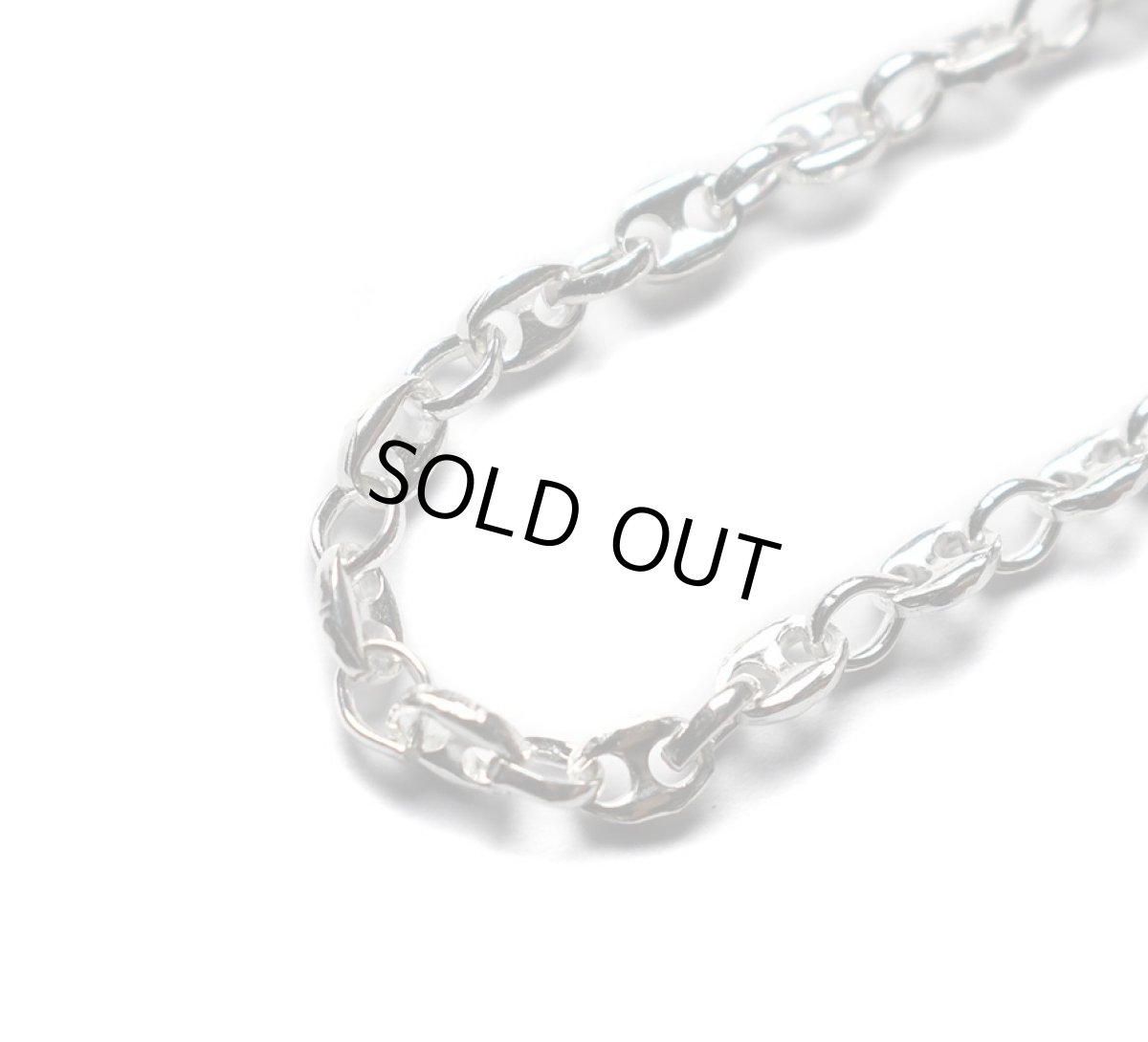 画像1: Italian Silver Necklace Anchor #002 (1)