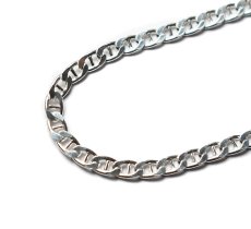 画像1: Italian Silver Necklace Anchor #001 (1)