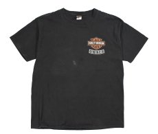 画像1: Used Harley-Davidson S/S Print Tee Black (1)