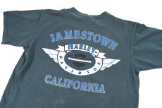 画像4: Used Harley-Davidson S/S Print Tee Sax made in USA (4)