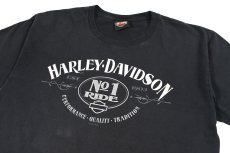 画像2: Used Harley-Davidson S/S Print Tee Black (2)
