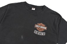 画像2: Used Harley-Davidson S/S Print Tee Black (2)