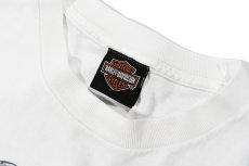 画像3: Used Harley-Davidson S/S Print Tee White (3)