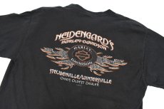 画像4: Used Harley-Davidson S/S Print Tee Black (4)