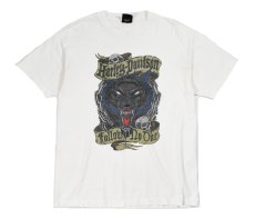 画像1: Used Harley-Davidson S/S Print Tee White (1)