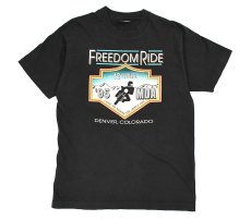 画像1: Used Harley-Davidson S/S Print Tee Black made in USA (1)