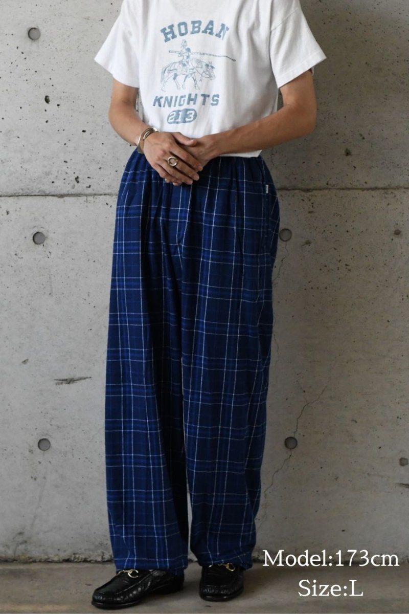 画像7: Boxercraft Harley Flannel Pant Navy Field Day (7)