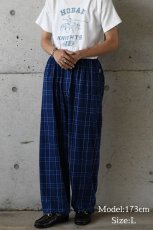 画像7: Boxercraft Harley Flannel Pant Navy Field Day (7)