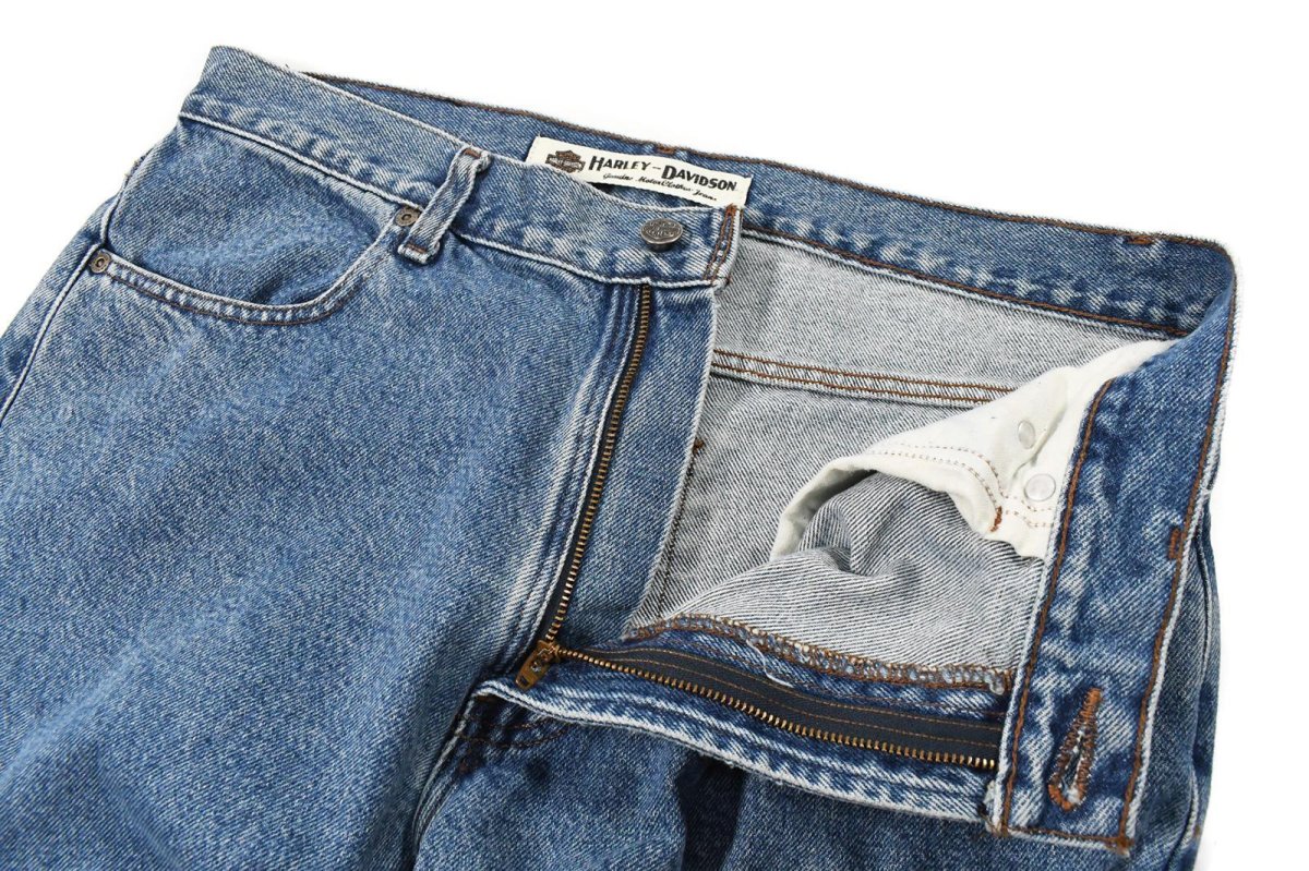 画像5: Used Harley-Davidson Denim Pants (5)
