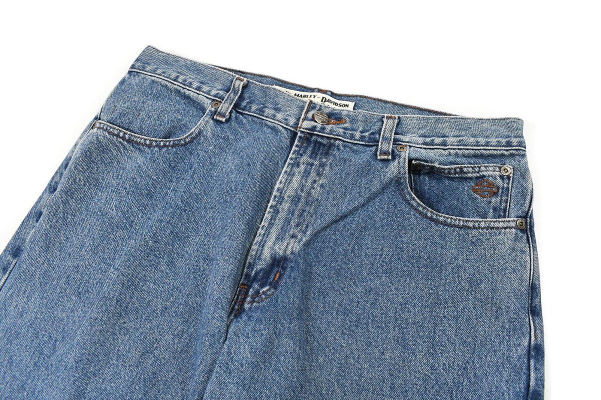 画像2: Used Harley-Davidson Denim Pants (2)