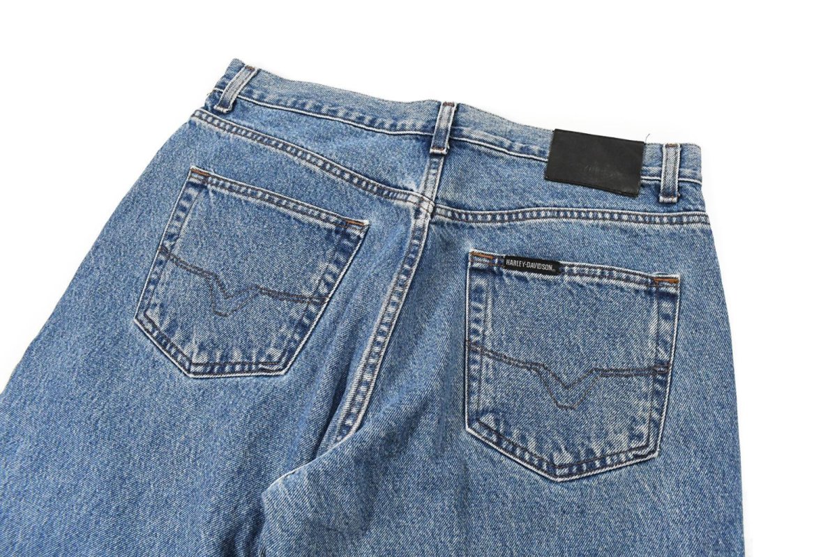 画像4: Used Harley-Davidson Denim Pants (4)