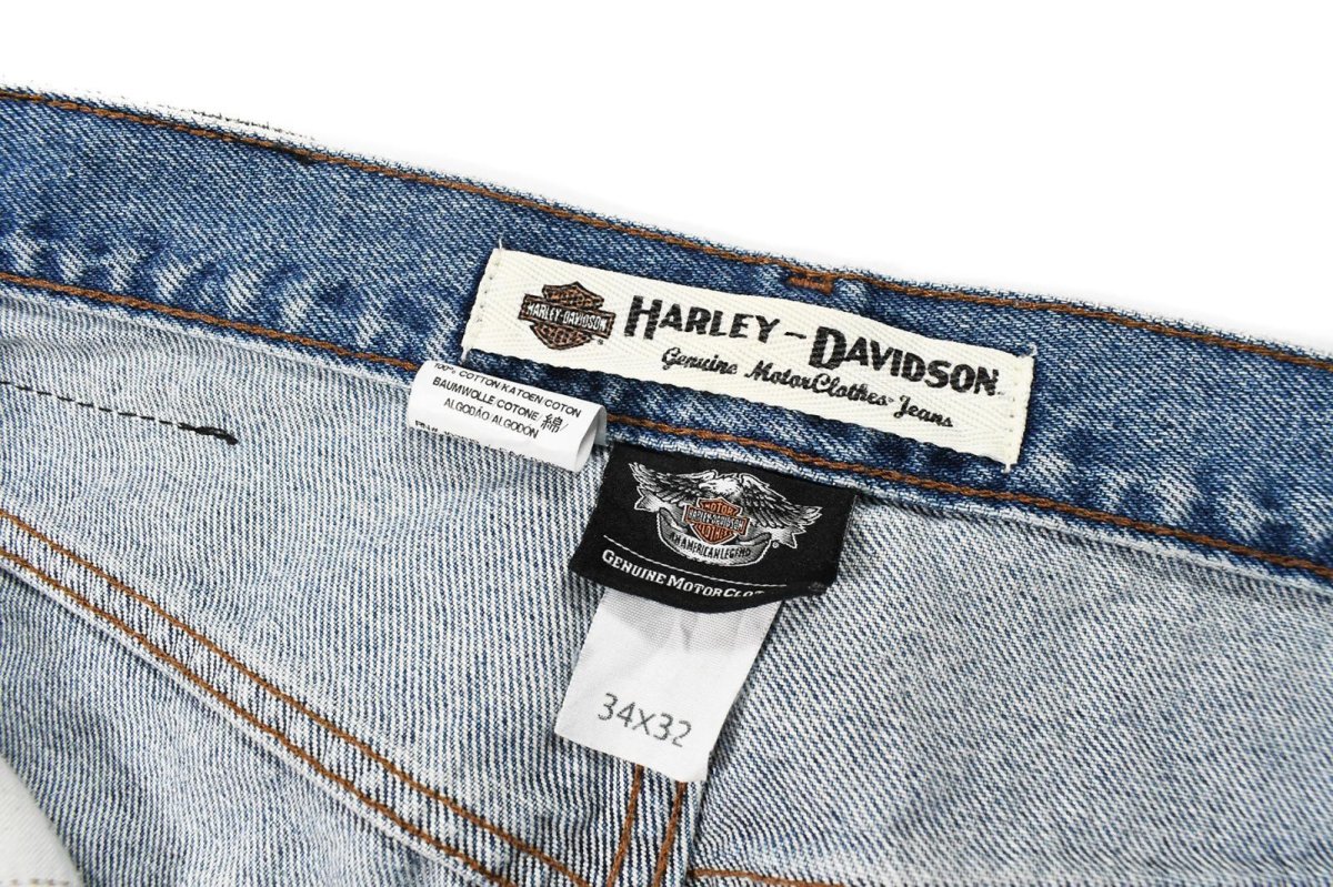 画像6: Used Harley-Davidson Denim Pants (6)