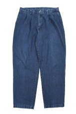 画像1: Used Lee Tuck Denim Trouser (1)
