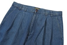 画像2: Used Cambridge Tuck Denim Trouser (2)