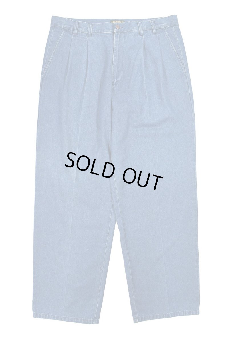 画像1: Used Cambridge Tuck Denim Trouser (1)