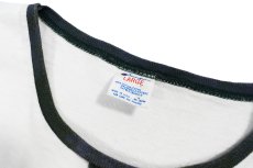 画像3: 80s Used Champion S/S Ringer Tee made in USA チョコチン (3)