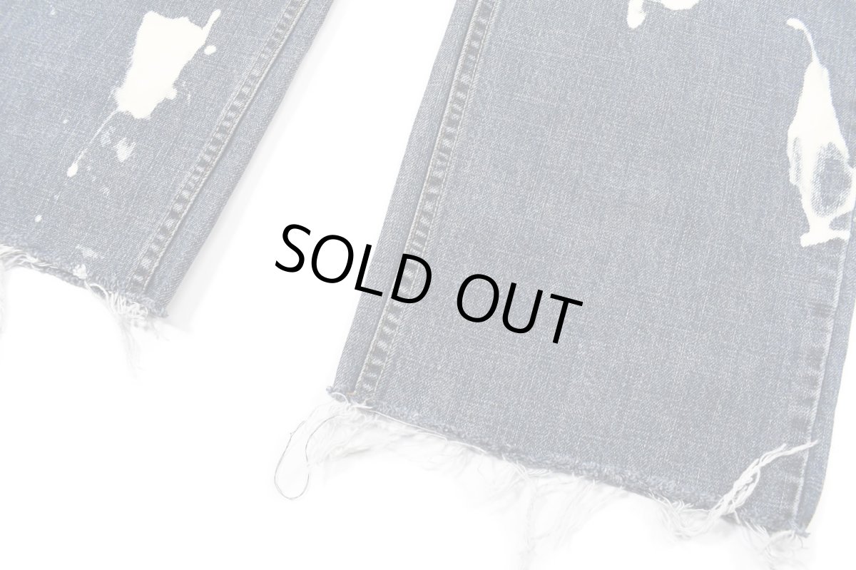 画像4: Used Levi's 569 Bleached Cut Off Denim Pants リーバイス (4)