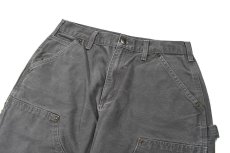 画像2: Used Carhartt Duck Double Knee Carpenter Pants Gravel カーハート (2)