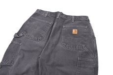 画像4: Used Carhartt Duck Carpenter Pants Petrol Blue カーハート (4)