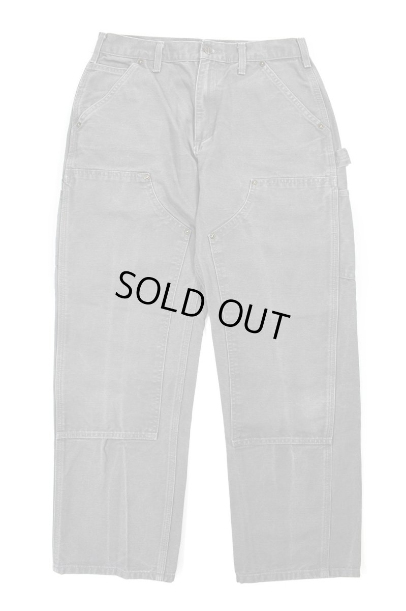 画像1: Used Carhartt Duck Double Knee Carpenter Pants Gravel カーハート (1)