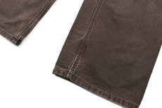画像3: Used Carhartt Duck Carpenter Pants Dark Brown カーハート (3)