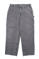 画像1: Used Carhartt Duck Carpenter Pants Petrol Blue カーハート (1)