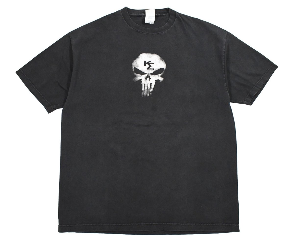 画像1: Used Skull Print Tee (1)
