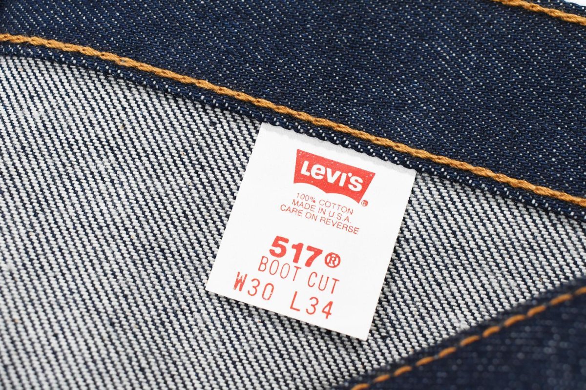 画像6: 99' Deadstock Levi's 517 Denim Pants made in USA リーバイス (6)