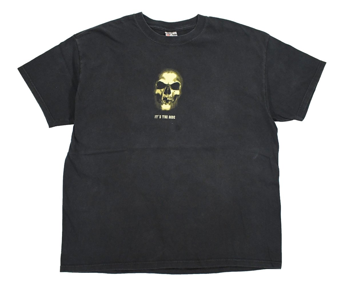 画像1: Used Skull Print Tee (1)