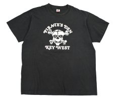 画像1: Used Skull Print Tee made in USA (1)