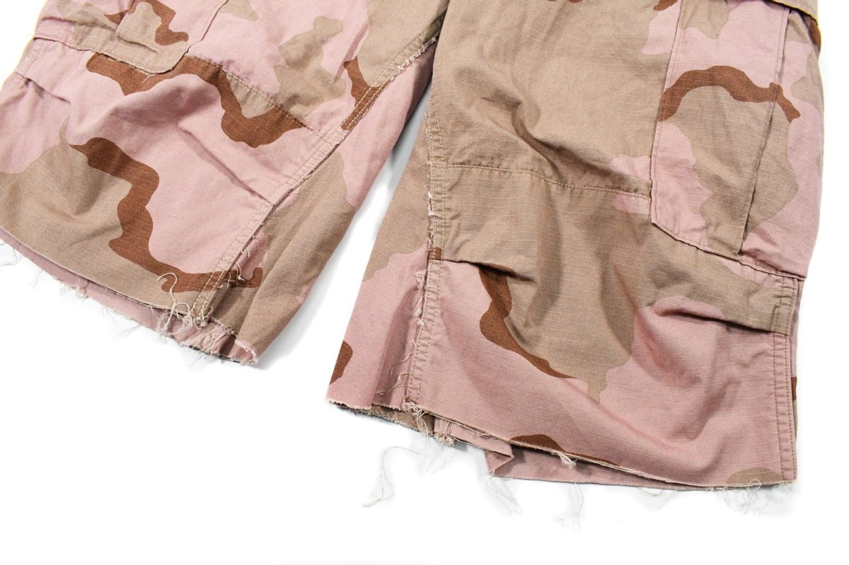 画像3: Used Us Army Over Dye Combat Jorts 3C Desert Camo Quartz Pink (3)