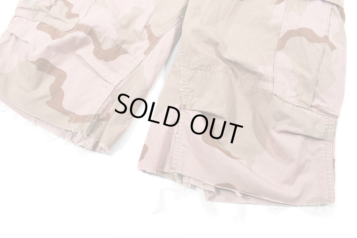 画像3: Used Us Army Over Dye Combat Jorts 3C Desert Camo Quartz Pink (3)