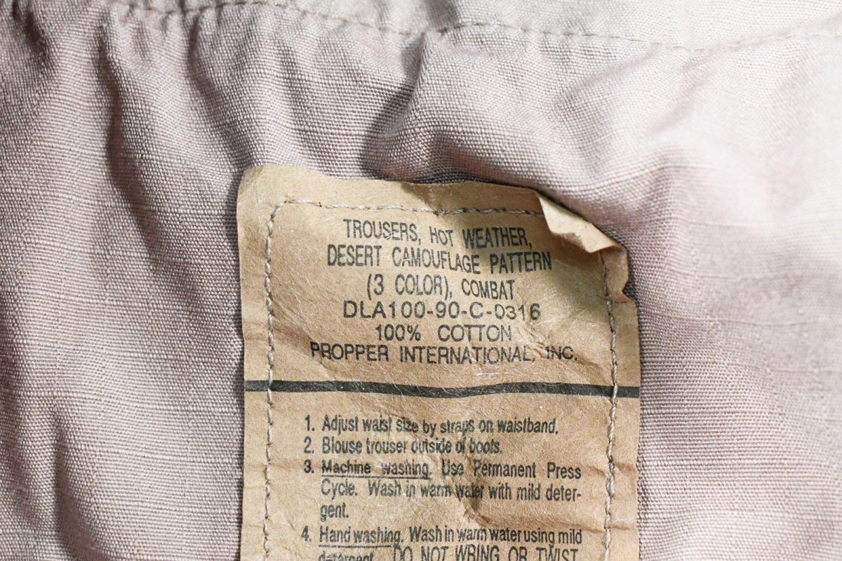 画像9: Used Us Army Over Dye Combat Jorts 3C Desert Camo Quartz Pink (9)