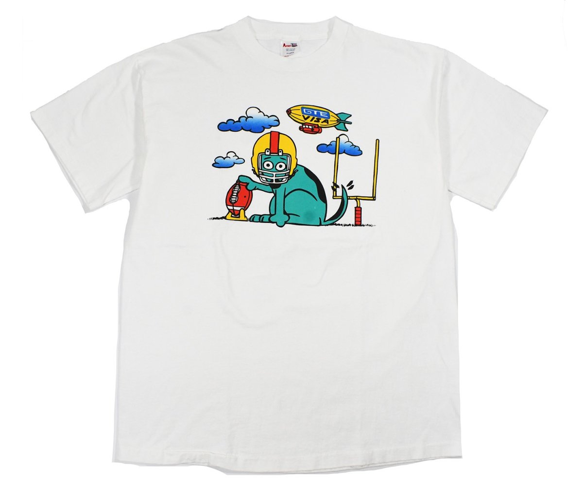 画像1: Used Corporate S/S Print Tee "Visa" made in USA (1)