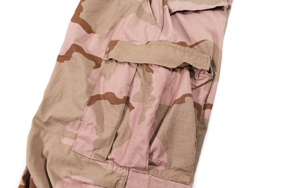画像5: Used Us Army Over Dye Combat Jorts 3C Desert Camo Quartz Pink (5)