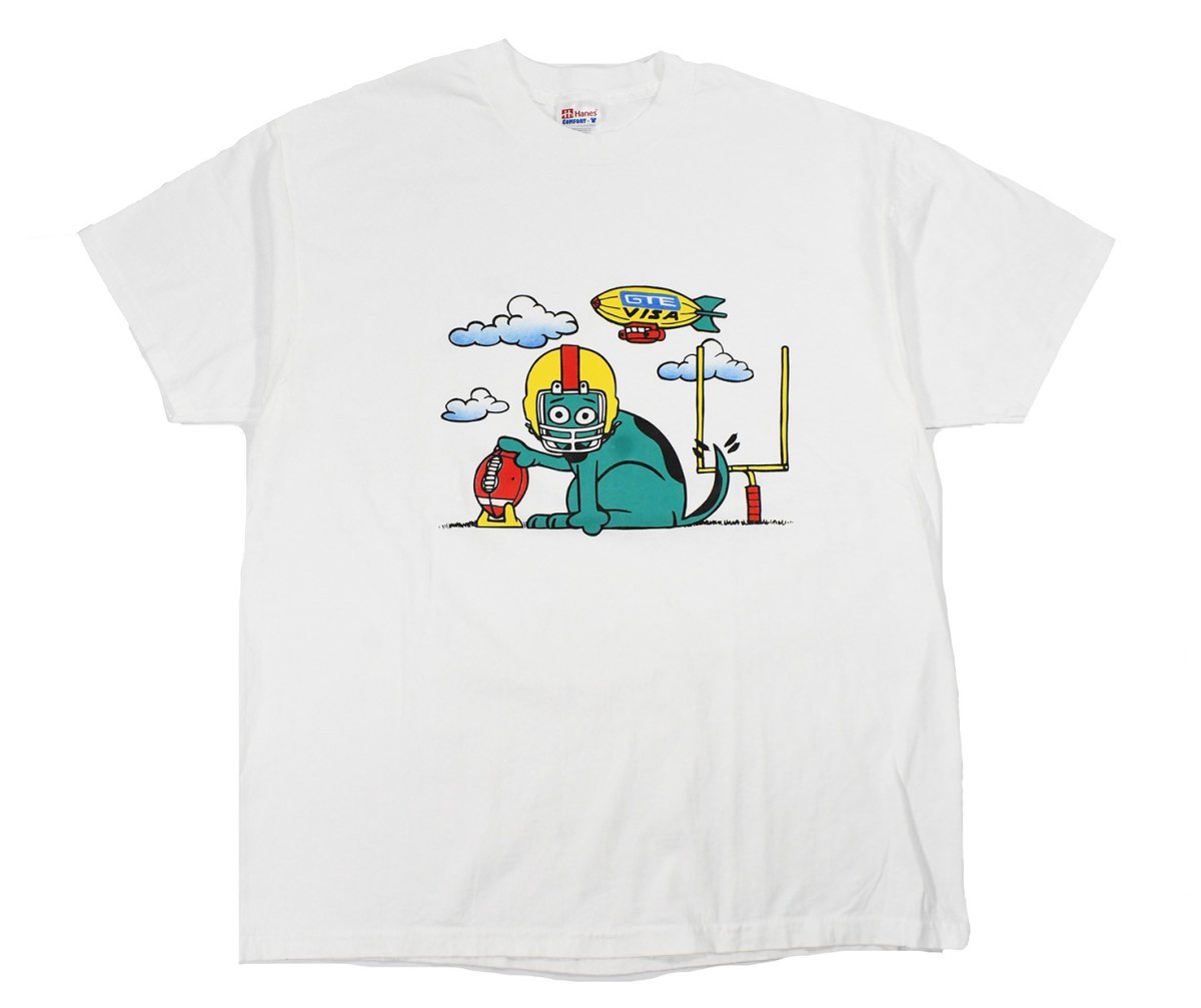 画像1: Used Corporate S/S Print Tee "Visa" (1)