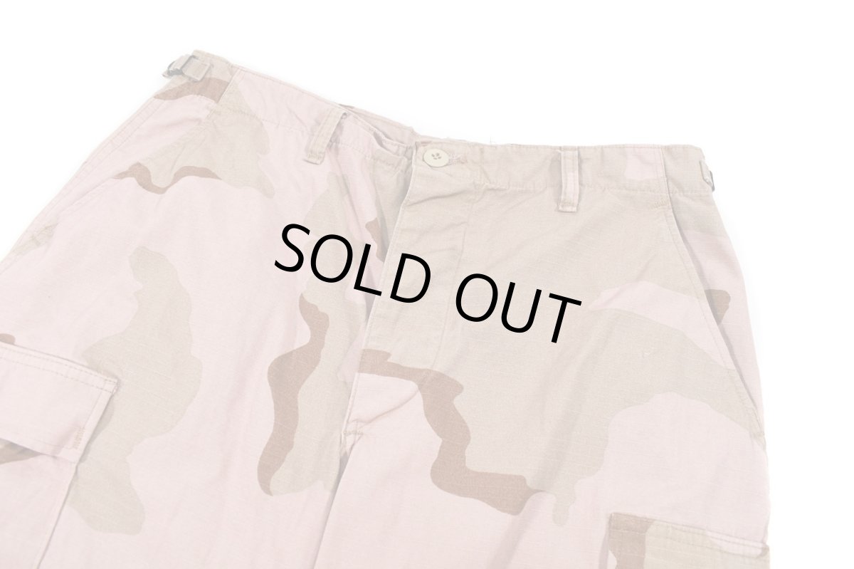 画像2: Used Us Army Over Dye Combat Jorts 3C Desert Camo Quartz Pink (2)