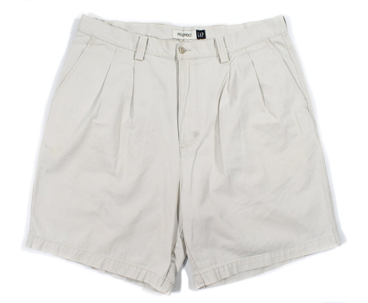 画像1: Used Gap Pleated Chino Shorts (1)