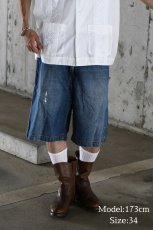 画像6: Used Levi's Denim Carpenter Shorts (6)