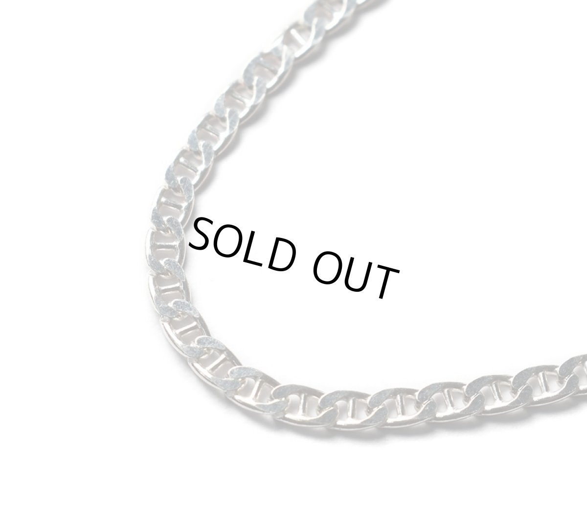 画像1: Italian Silver Bracelet Anchor (1)