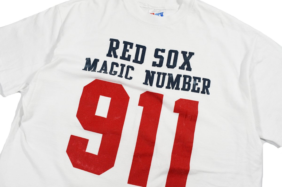 画像2: Used Boston Red Sox Print Tee (2)