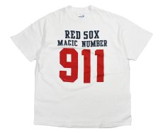 画像1: Used Boston Red Sox Print Tee (1)