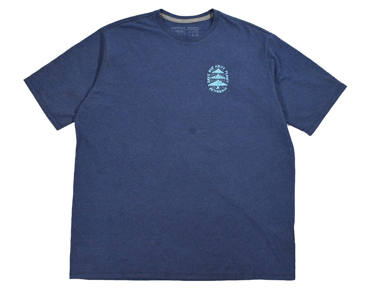 画像1: Used patagonia S/S Print Tee パタゴニア (1)