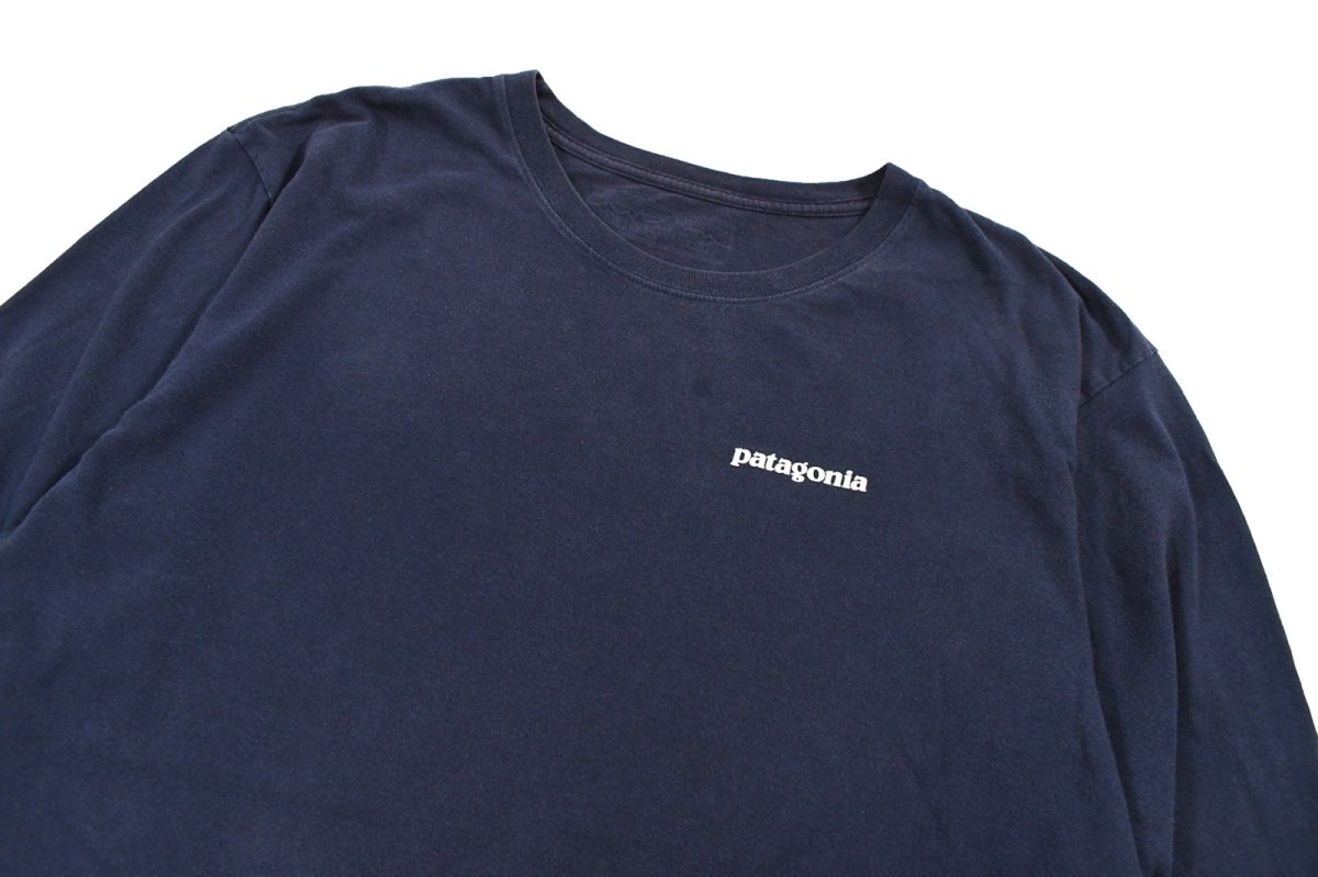 画像2: Used patagonia L/S Print Tee パタゴニア (2)