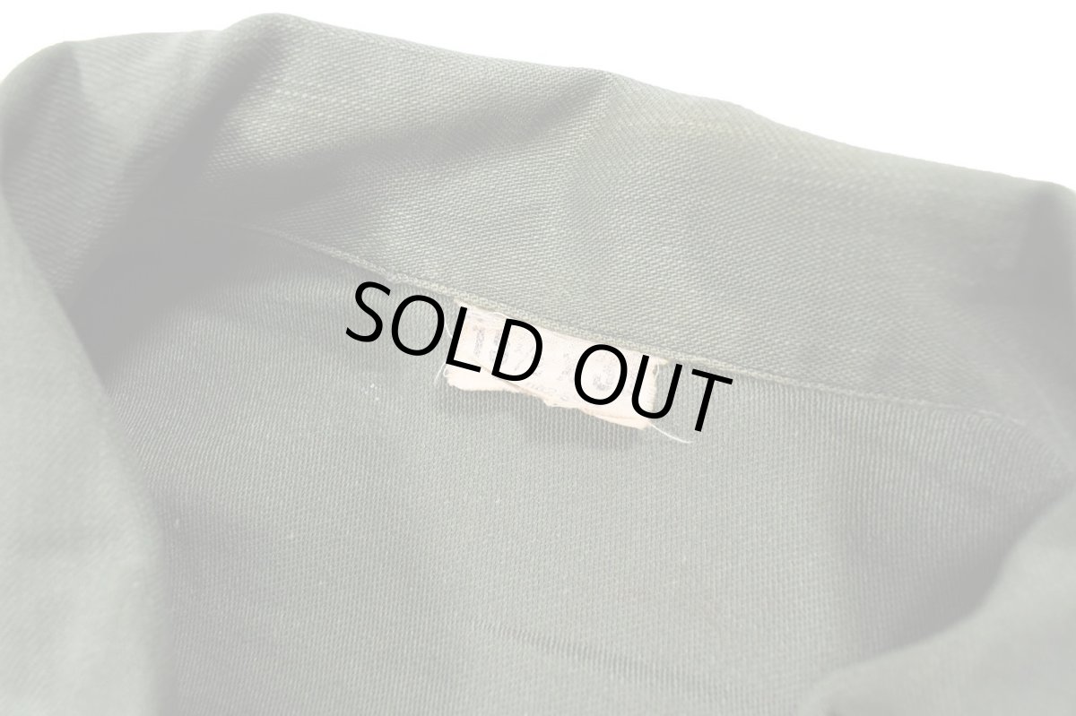画像4: Used Us Military Cotton Sateen OG-107 Utility Shirt (4)