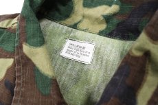 画像4: Used Us Military Ripstop Poplin Jungle Fatigue Jacket ERDL Leaf Camo (4)